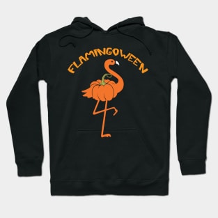 Flamingo funny halloween flamingoween pumkin casual Hoodie